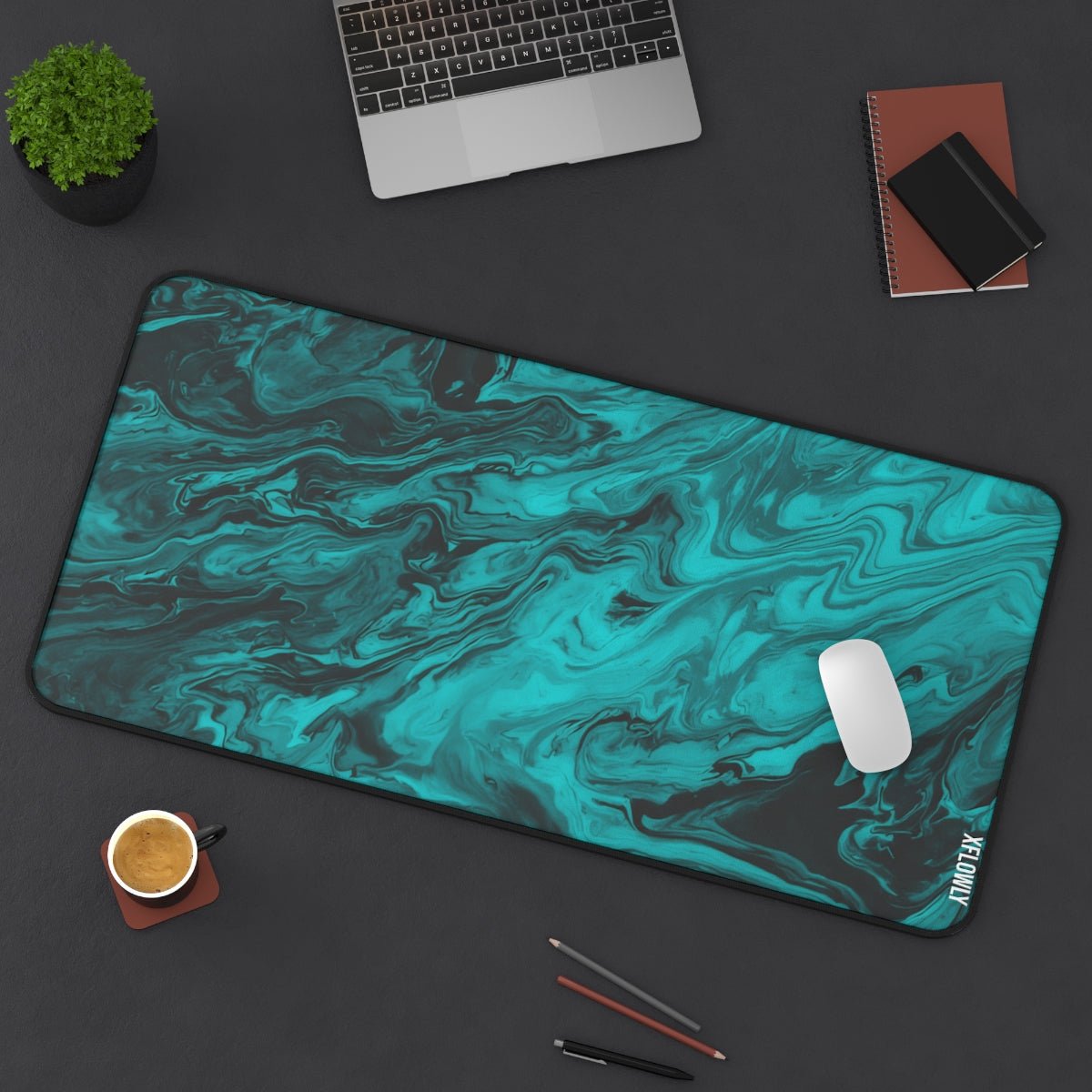 Aqua Vortex Mousepad - XFlowly XFlowlyXFlowly43661639523481929979XXLAqua Vortex Mousepad